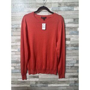 Men’s J.crew Mercantile Crew Neck Sweater Red Size Large